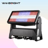 Projecteur stroboscopique LED étanche IP65 1500W 280x5W Blanc + Rétroéclairage RVB pour éclairage de scène extérieur, concerts, événements DMX512 Art-Net