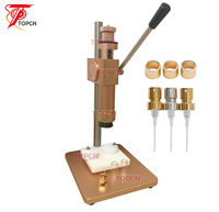 Machine manuelle de sertissage pour flacons de parfum en verre, presse-colliers et embouteilleuse pour aérosols, équipement de sertissage et de pressage
