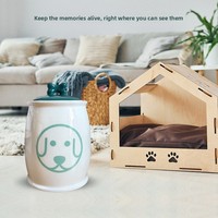 Urna Funeraria de Cerámica Hecha a Mano para Cenizas de Perros y Gatos - Artículos Conmemorativos para Mascotas de China