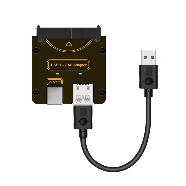 USB to SAS 29PIN Easy Drive Cable for Hard Disk & Solid State SSD Expansion SATA22PIN to SAS Adapter Card ADT F9G
