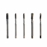 Taraud et filière universels en PVC cannelé en spirale avec revêtement TiN/TiCN/DLC, finition brillante, filetage métrique standard