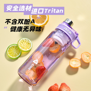 Bottiglia d'Acqua Sportiva Portatile in Plastica Tritan Senza BPA con Tappo Flip-Top - Product Image 3
