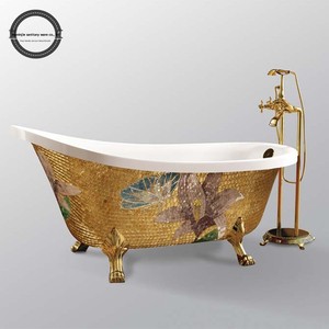 <span class=keywords><strong>Bañera</strong></span> Clásica Europea de Acrílico de Doble Capa, Estilo Princesa, con Respaldo Independiente y Función de Conservación del Calor - Product Image 2
