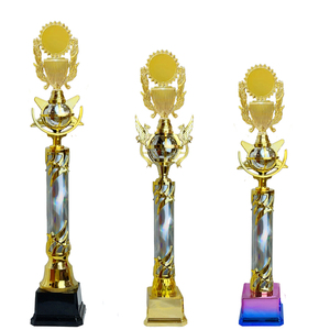 <span class=keywords><strong>Prix</strong></span> d'usine Tasses de trophées en plastique bon marché Trophée d'or rouge et argent personnalisé Sport et jeu Compétition Champion Trophy Cup - Product Image 2