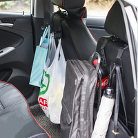 Ganchos de suspensión para reposacabezas de asiento trasero de coche 2024 para monedero, bolsa de comestibles, bolso, accesorios para coche, Gadgets