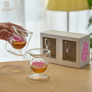 Vaso de Whisky de Golf de 160 ml, Vaso Personalizado con Logotipo, Vaso de Bola de Golf, Vaso para Beber, Regalos para Bebedores - Product Image 1