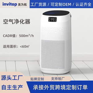 Purificateur d'air intelligent avec filtre HEPA H13, 60W, contrôlable par application et commande vocale, pour une pièce de moins de 200 pieds carrés - Product Image 5