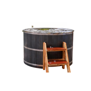 <span class=keywords><strong>Bañera</strong></span> de acero inoxidable personalizada con cubierta disponible. Caldera de calefacción a leña apta para agua fría y caliente. - Product Image 1