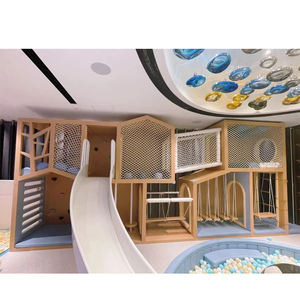 อุปกรณ์สนามเด็กเล่นในร่มแบบแยกส่วนสำหรับเด็กที่มีโครงสร้างแบบขยายได้และการออกแบบการบำรุงรักษาต่ำ - Product Image 6