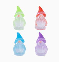 Figuras de Gnomos de Resina para Jardín, Pequeñas, Lindas y Divertidas, Esculturas Pintadas a Mano, Adornos Infantiles Luminosos para Navidad