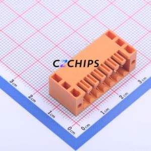 KF2EDGEVM-3.5-2*7P Plug-in Terminal Block Through hole,P=3.5mm Connector Board-to-Board / Socket Closed Screw Fixing 2x7P 3.5mm - Product Image 1