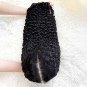 Perruque Lace Front Transparente 13*<span class=keywords><strong>6</strong></span> en Cheveux Humains Bruts, Cheveux Birmans Bouclés, 100% Cheveux Humains, Perruques Lace Front 16~30 Pouces en Stock aux États-Unis - Product Image 4