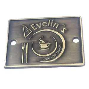 Accessori borsa mobili decorativi esterni rettangolo adesivo marca profumo in ghisa in metallo piatto scanalato - Product Image 4