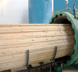 Small cylinder for wood thermal modification treatment