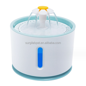 2.4L USB Distributeur d'eau pour <span class=keywords><strong>chat</strong></span> avec lumière LED Filtrage automatique de l'eau vive fontaine d'eau pour animaux de compagnie - Product Image 5