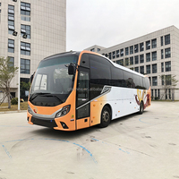 Autocar de luxe 47-70 places à conduite à droite pour l'école, le tourisme ou la flotte, diesel ou électrique, personnalisable, fabriqué en Chine