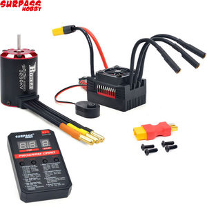 <span class=keywords><strong>Rocket</strong></span> <span class=keywords><strong>V2</strong></span> 3650 5600KV / 4700KV / 4350KV / 3250KV Motor sin escobillas y 45A 60A ESC con tarjeta de programa Combo para 1:10 RC Car RC Boat - Product Image 1