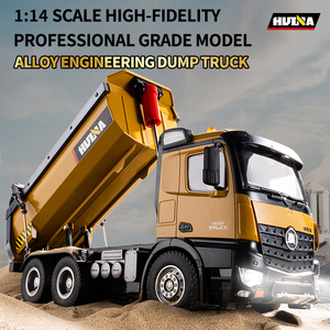 Camión Volquete de Construcción a Escala 1:14 con Control Remoto de 2.4GHz y 10 Canales, Juguete de Ingeniería Simulado para Niños de <span class=keywords><strong>HuiNa</strong></span> <span class=keywords><strong>Toys</strong></span> <span class=keywords><strong>1573</strong></span> - Product Image 2