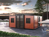 Maison conteneur préfabriquée intégrée de haute qualité, prête à l'emploi, extensible, facile à assembler, 2026, 40FT 20FT, bureau avec toilettes