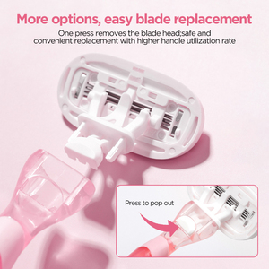 5 <strong>Blade</strong> <strong>Razor</strong> for Women Professional Barber Shaving Tool Stainless Steel Manual Shaver with Precision Trimmer <strong>Blade</strong> - Product Image 4