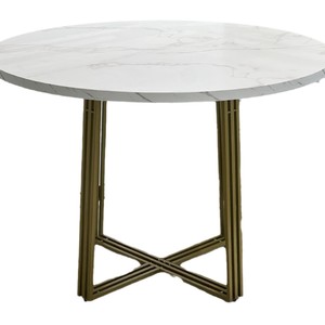 Mesa de centro de lujo con ventana panorámica de mármol, mesa pequeña redonda estilo nórdico para alféizar de ventana, mesa baja tipo tatami, mesa pequeña moderna y sencilla - Product Image 5