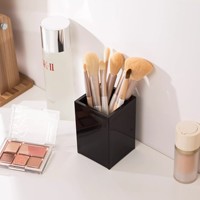 Porte-stylos en plastique, organisateur de papeterie pour étudiants, tube de rangement pour pinceaux de maquillage, boîte de tri pour accessoires de bricolage et de loisirs créatifs