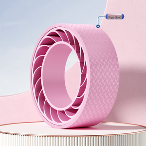 Roue de yoga antidérapante en <span class=keywords><strong>TPE</strong></span> pour la relaxation des muscles abdominaux et le soulagement des douleurs dorsales, idéale pour l'exercice à domicile et la salle de sport - Product Image 2