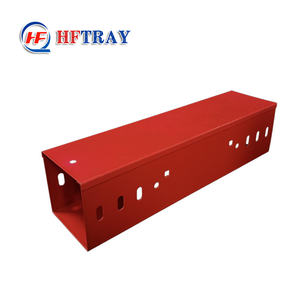 Gouttière industrielle en acier inoxydable et acier au carbone, revêtue par poudre, pour câbles, extérieure, ignifuge, avec couvercle - Product Image 2