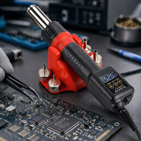 JCD Nueva Pistola de Aire Caliente Portátil 8208, Estación de Soldadura para Reparación de Teléfonos Móviles y Electrónica, 750W, 110V, 100-480C