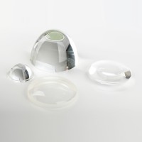 La lumière côtière industrielle moderne personnalisée couvre les prismes de lentilles en verre borosilicaté optique pressés K51 K9 B270 revêtement affichage LED