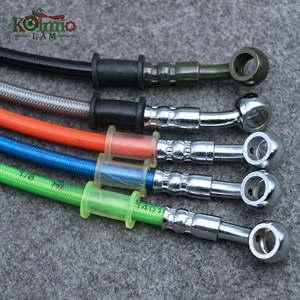 Cables de Freno KOLMIO-LAM para Motocicleta de Carreras y Todoterreno, Manguera de Aceite Hidráulica Reforzada de Acero Trenzado, Tubo M10 Banjo de 1000 mm - Product Image 3