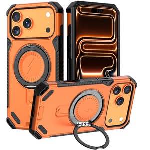 Funda Antigolpes Serie Mecha con Soporte Magnético Giratorio para iPhone 17 Pro Max, Carcasa Resistente para Teléfono, Venta al Por Mayor B2B - Product Image 5