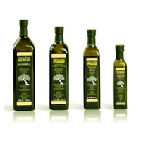 Bouteille en verre vert antique de 1L 1000ml pour l'huile d'olive