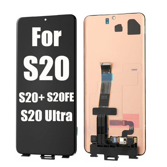For Samsung S20 S20+ S20FE S20U LCD Touch Screen Replacement Digitizer SM-G986/G986F with Burn Borders Mobile Phone LCD Screen
