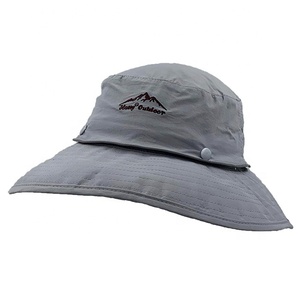 Nhà Máy Bán buôn tùy chỉnh logo100 % <span class=keywords><strong>Polyester</strong></span> lưới xô hat với sọc phản chiếu và chuỗi rừng hat cho cắm trại - Product Image 2