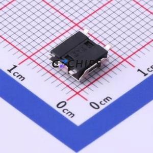 UK-B0230-G2.5-B-250 Tactile Switch SMD-4P,6.2x6.2mm Switch Single Pole Single Throw Round Button 2.5N Vertical Mount - Product Image 2