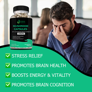 Hot Sale Mushroom Capsules with Boosts Energy Dietary <b>Supplement</b> Health Promotes Nrain Cognition Wellness Assistance Boosts - Product Image 3
