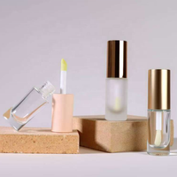 Isi ulang kosong Minyak Perawatan Kulit Mini Makeup Pewarna Bibir Lip Balm kaca bening Lip Gloss tabung dengan tongkat