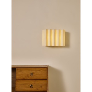 Wall Lamp Bamboo Rattan 25cm X 17cm Led <b>Light</b> Home Living Room Bedroom <b>Corridor</b> Decor - Product Image 2