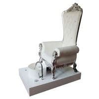 Style Baroque Simple Salon De Beauté Massage Moderne Électrique Princesse Manucure et Spa Dimensions Oeuf Noir Chaise De Pédicure Pas Cher