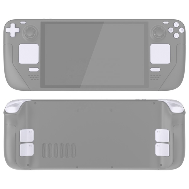 Gaming Console White Button Kit for Steam Deck OLED, Durable & Responsive