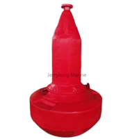 Bouée flottante LLDPE longue durée avec bandes réfléchissantes et éclairage solaire, bouée maritime offshore, flotteurs de technologie de navigation