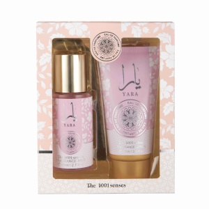 Của phụ nữ 80ml trái cây thơm cơ thể phun 75ml Kem dưỡng da món quà đặt Trung Đông nước hoa đóng gói nhỏ Hộp quà tặng nước hoa phụ nữ - Product Image 1