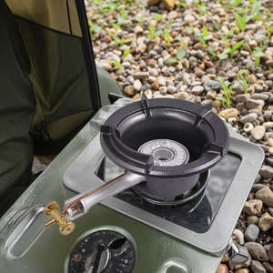 KB7 Cocina de Gas Comercial Jet Hierro Fundido Solo Wok Quemador Clase Eléctrica PARA EL Hogar Hotel/Restaurante Equipo de Cocina Bajo - Product Image 6