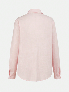 Camicetta Casual da Donna in Cotone con Colletto Peter Pan <span class=keywords><strong>e</strong></span> Bottoni Frontali per l'Ufficio - Product Image 6