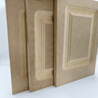 Panneau MDF creux sculptable en fibre, sablé, moderne, E0, pour gravure et fraisage, idéal pour la décoration de chambres, cuisines et bâtiments (vente en gros)