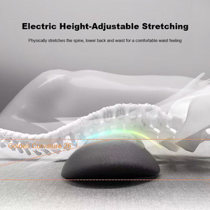Oreiller de massage électrique en mousse à mémoire de forme avec chaleur et vibrations <span class=keywords><strong>pour</strong></span> le soutien lombaire et de la colonne vertébrale - Product Image 2