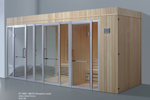 <span class=keywords><strong>Cabine</strong></span> de sauna <span class=keywords><strong>hammam</strong></span> avec salle de douche à vapeur Yakozzy pour hôtel en plein air, sauna portable - Product Image 5