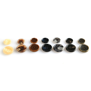 Botones Redondos de Cuatro Agujeros <span class=keywords><strong>con</strong></span> Borde Delgado, Color Personalizado, Material de <span class=keywords><strong>Urea</strong></span> y Técnica de Plateado - Product Image 3