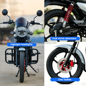 Moto de course tout-terrain 4500W à moteur brushless, vitesse rapide 100km/h, freins à double disque, 72V – Nouveauté très demandée - Product Image 3